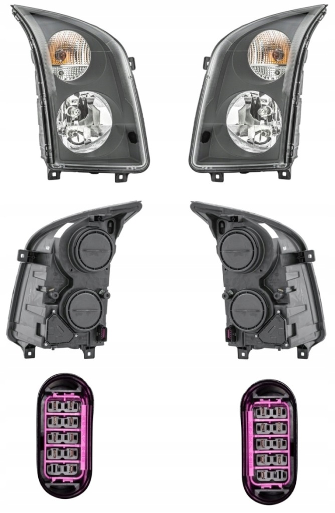 фото №1, Фара лампа vw crafter 05-13 hella l+p