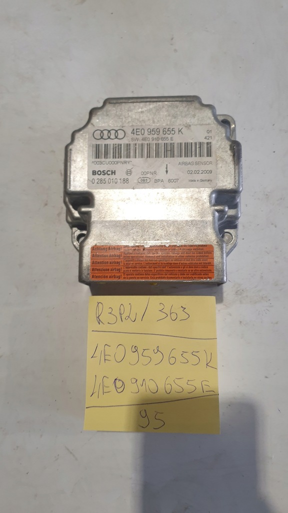 фото №1, Модуль подушка безопасности audi a8 d3 4e0959655k 4e0910655e