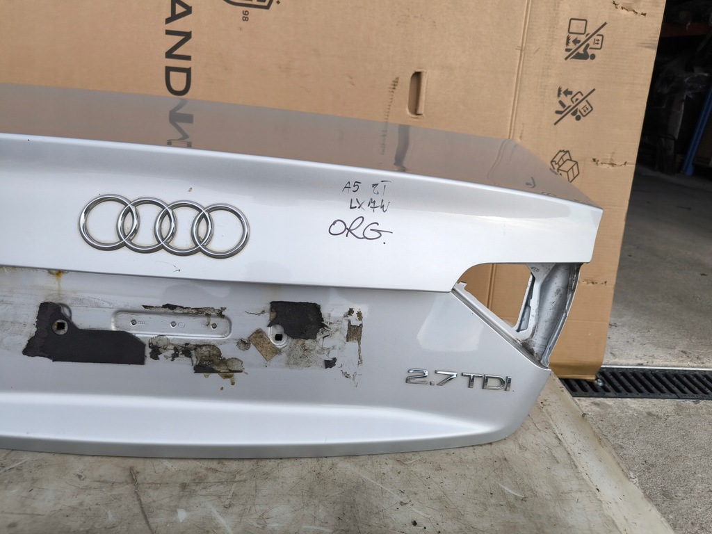 фото №8, Кришка багажника задня задня audi a5 8t coupe lx7w оригінал !!!