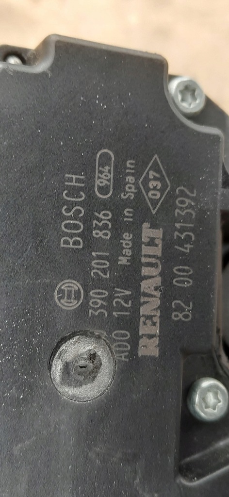 фото №5, Механизм двигатель моторчик дворники задняя задний kangoo ii 8200431392