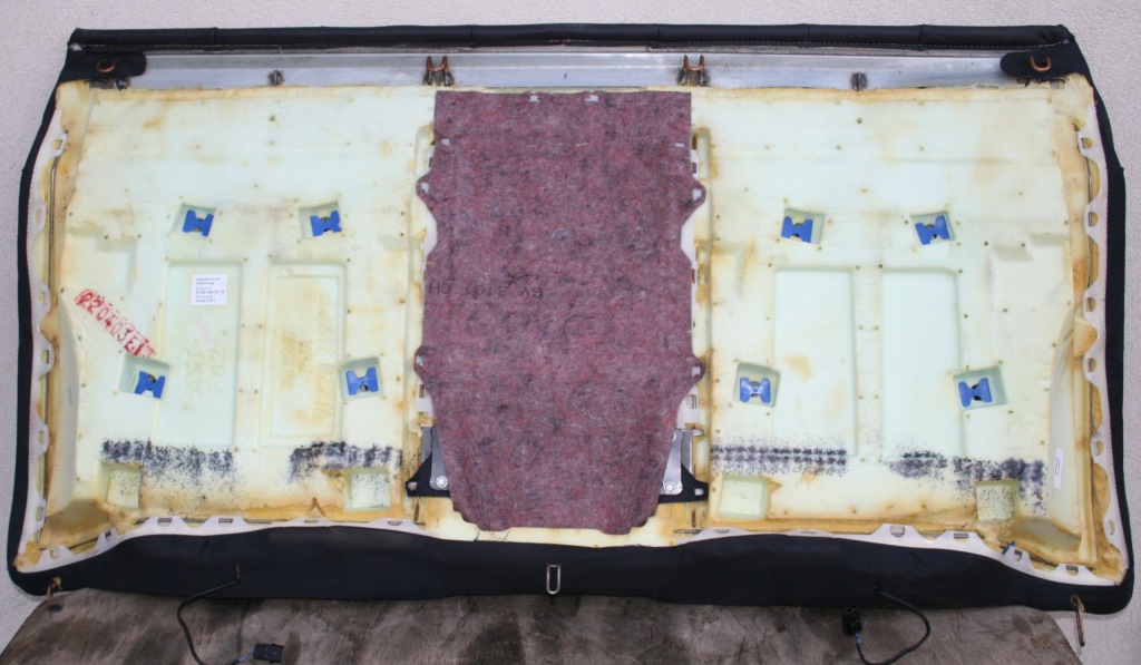 фото №13, Mercedes w220 lift спинка сидіння задня royalblau