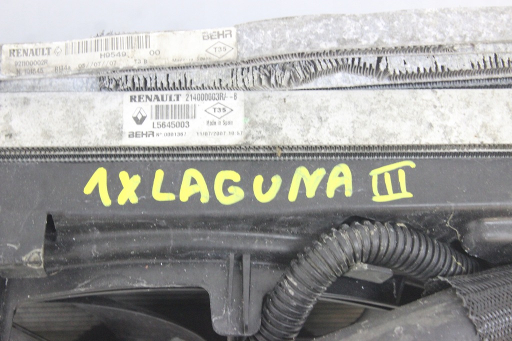 фото №13, Радиатор вентилятор renault laguna iii 2.0 dci
