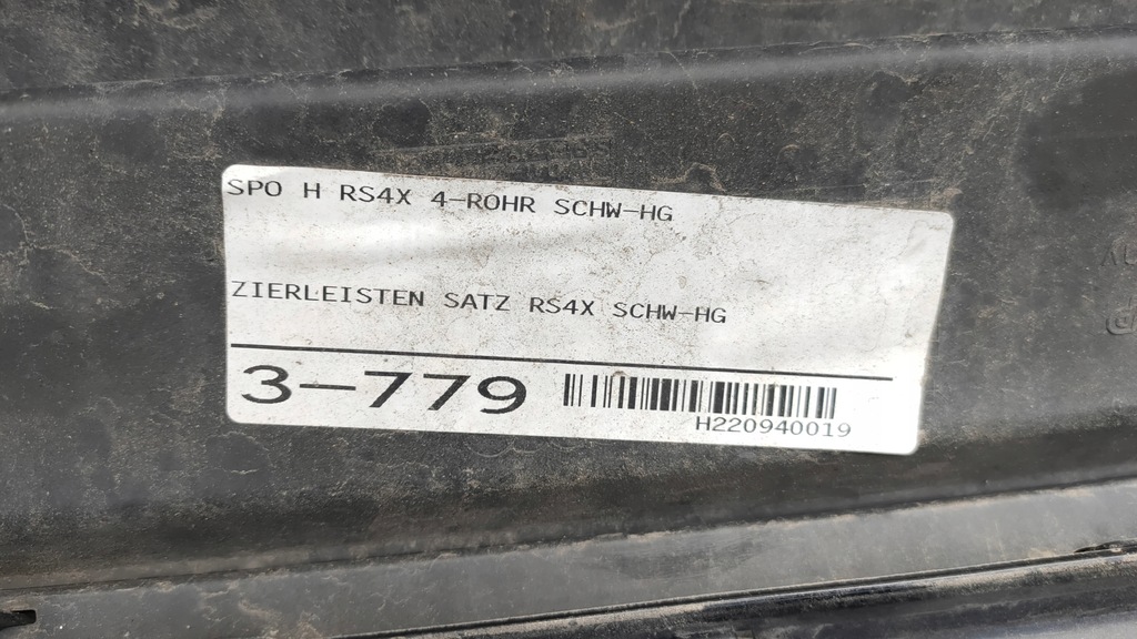 фото №15, Audi a4 rs4 b9 8w 8w9 lift 2020- 20- бампер задняя kombi avant 8w9807511ah