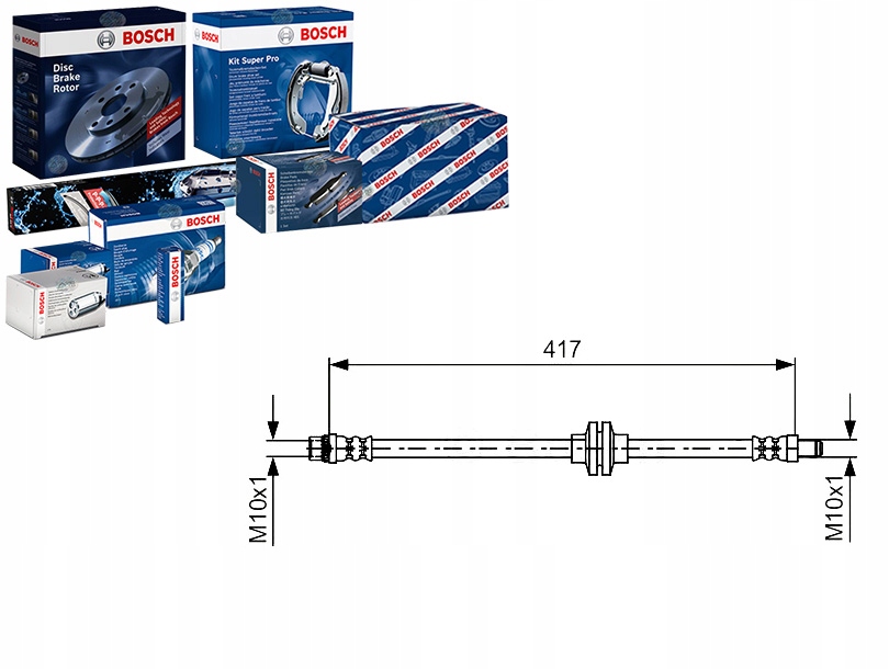 фото №1, Шланг тормозной elast. dacia dokker dokker expre