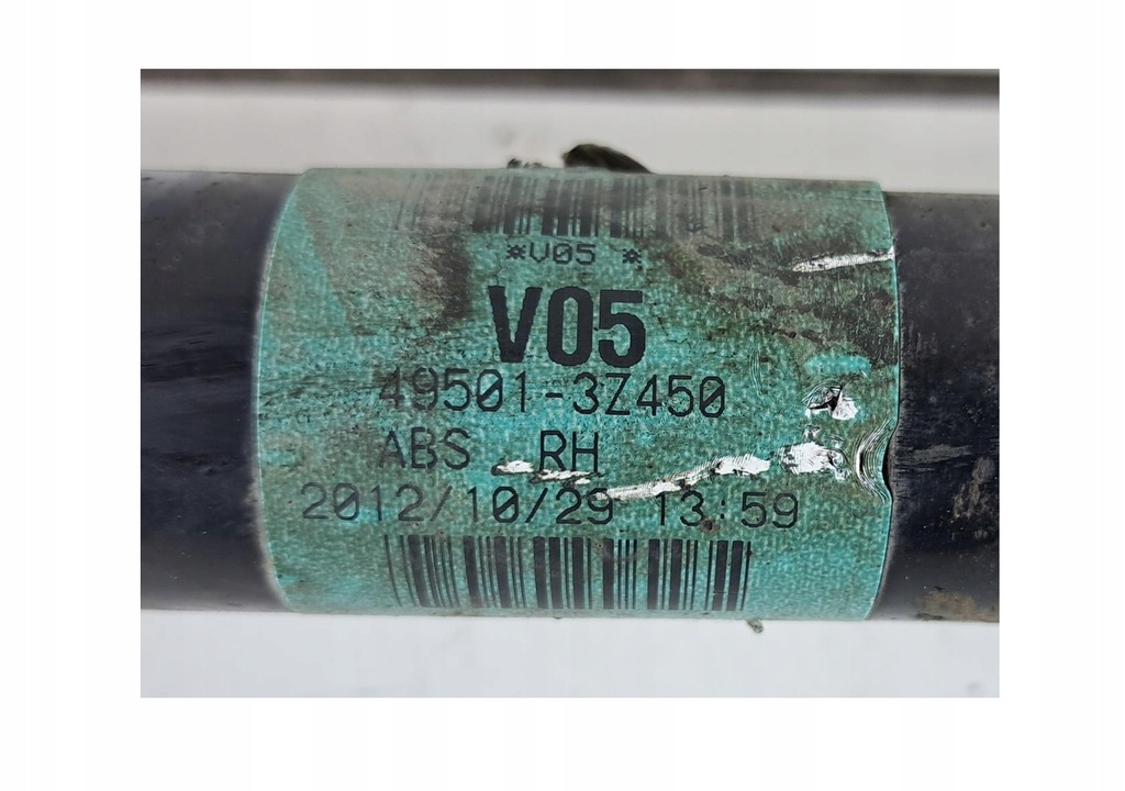 фото №4, Hyundai i40 1.7 crdi привідний вал права довга 49501-3z450 механічна коробка передач 6b