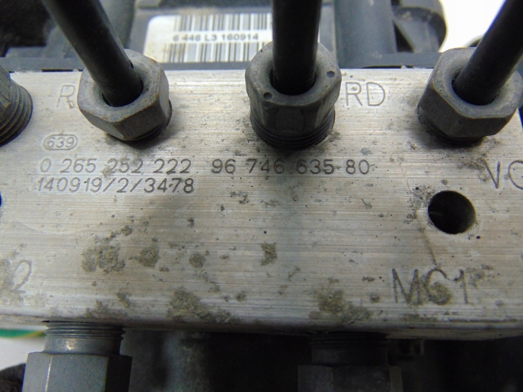 фото №9, Насос abs berlingo partner iii 2008- 9674663580 0265252222 с штекер europa