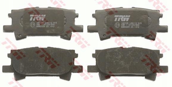 Гальмівні колодки ham. гальмівні колодки гальмівні задній toyota lexus rx300 03- Доставка