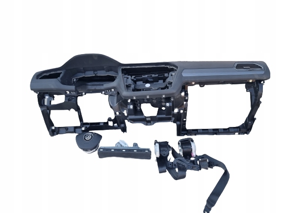 фото №1, Vw tiguan 2 5na 17 r консоль ремни подушка безопасности оригинал