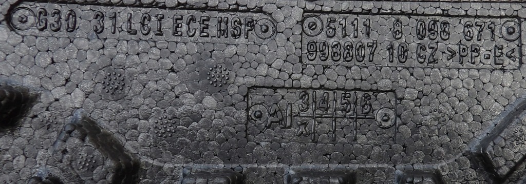 фото №5, Bmw 5 g30 g31 lift абсорбер бампера перед 8098671 новый