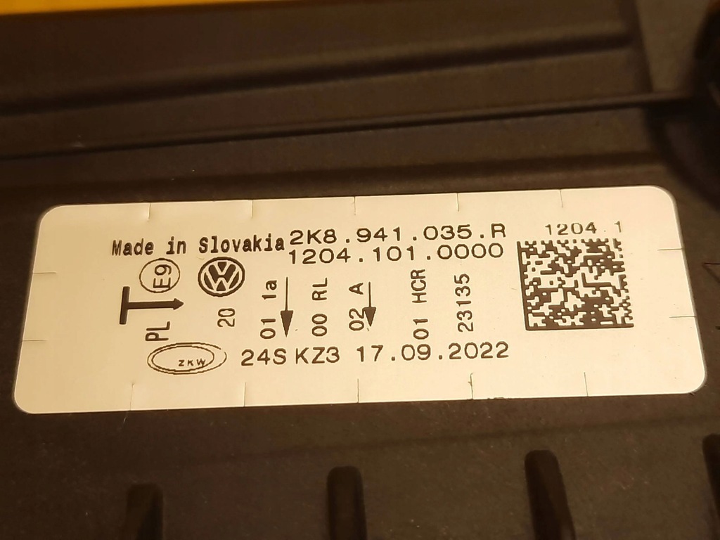 фото №10, Vw caddy iv 2k8 лампа перед передняя левая 2k8941035a nowa