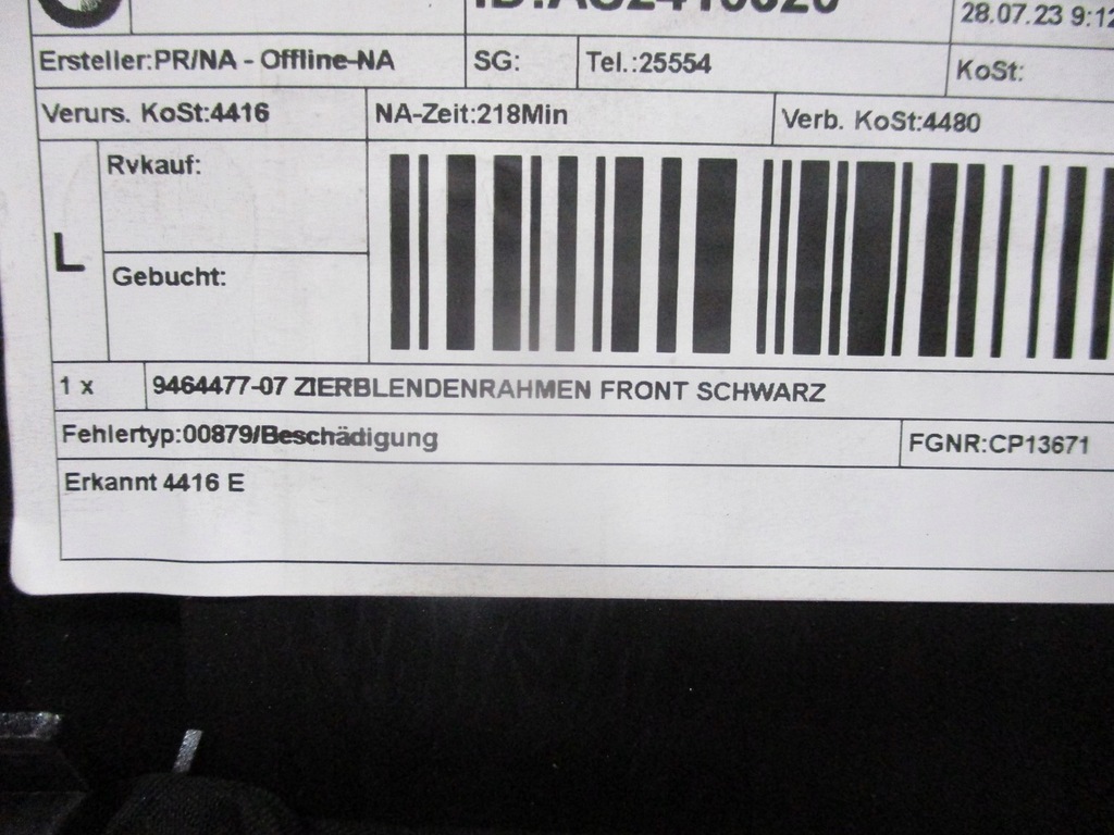 фото №11, Бампер bmw ix i20 23r 6 pdc usa pod модуль передний