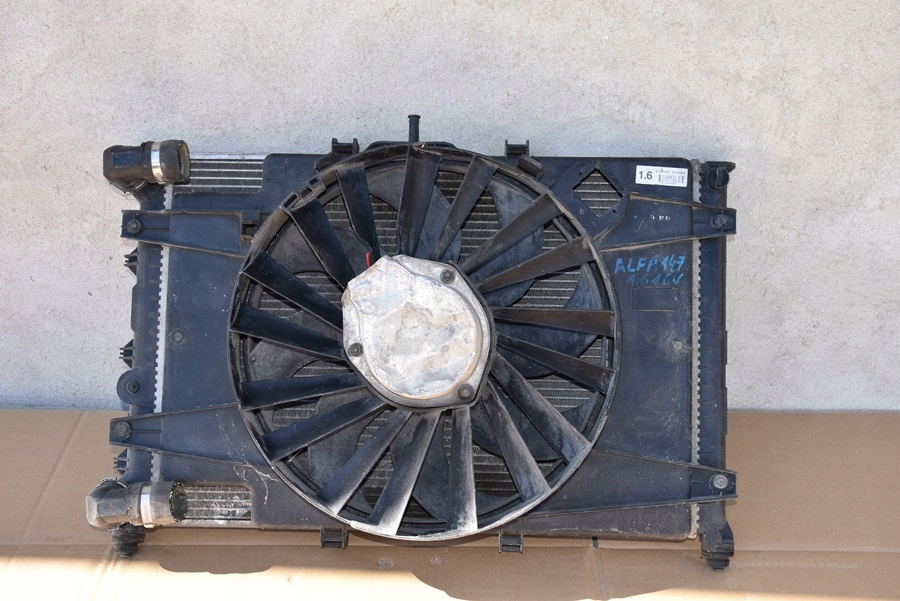 фото №9, Комплект радиатор alfa romeo 147 1.6 2.0 ts бензин