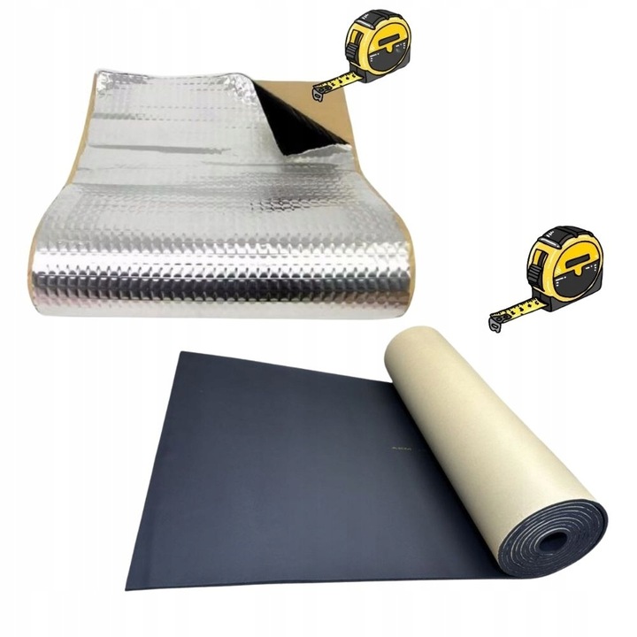 Мат шумоізоляційна бутилова antywibracyjna professional abm 2.0mm 25x25cm Зі Шроту