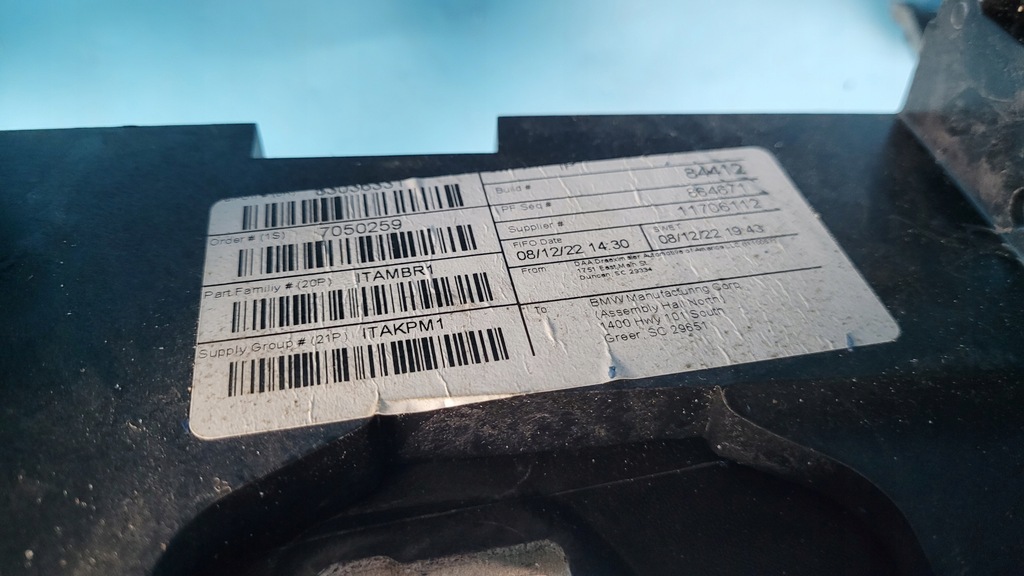 фото №8, Bmw x3 g01 sdrive30i lci 23r панель приладів консоль приладова 9630987