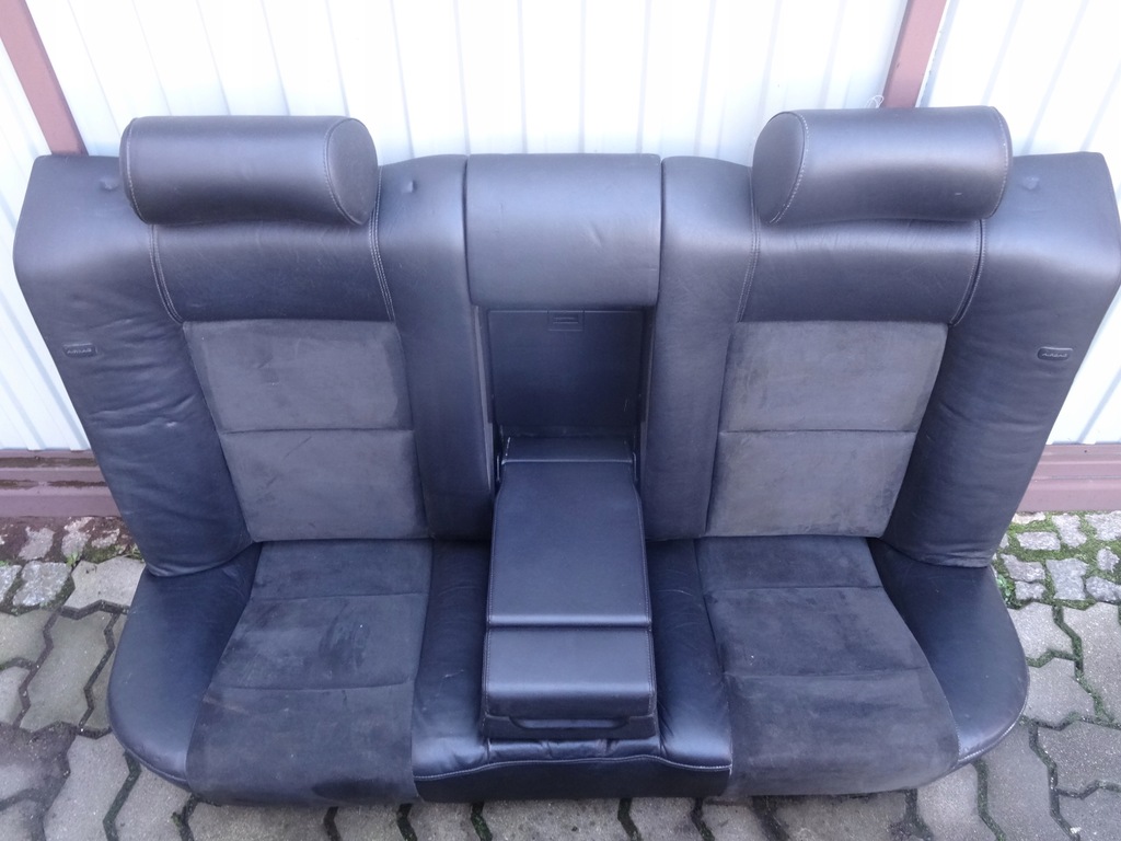 фото №7, Audi s8 d2 сидіння заднє сидіння шкіра alcantara recaro oryg