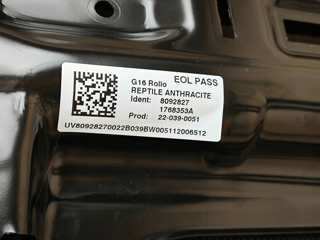 фото №9, Рама люк шторка czarna bmw 8 g16 gran coupe 8092827 9880675 30km