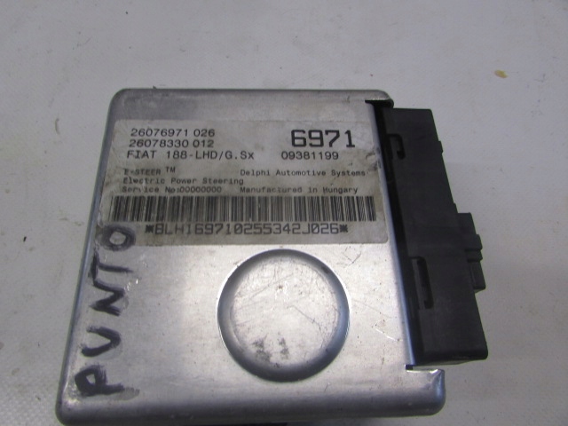 фото №1, Блок управления, бортовой компьютер двигателя fiat punto