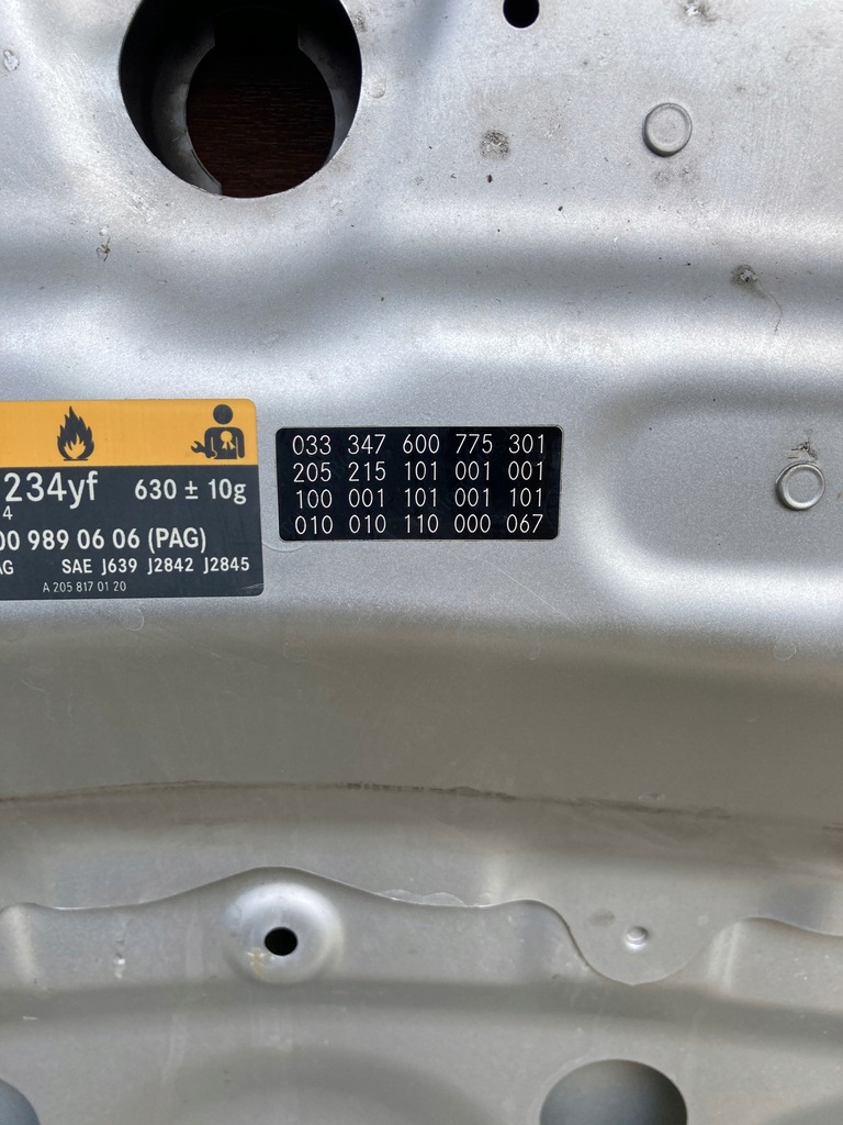 фото №11, Mercedes c w205 14-21 капот крышка перед