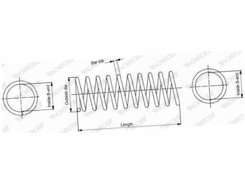фото №2, Пружини перед monroe sp2935