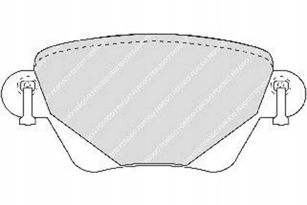 фото №1, Ferodo fdb1416 набор тормозных колодок тормозных, тормоза дисковые