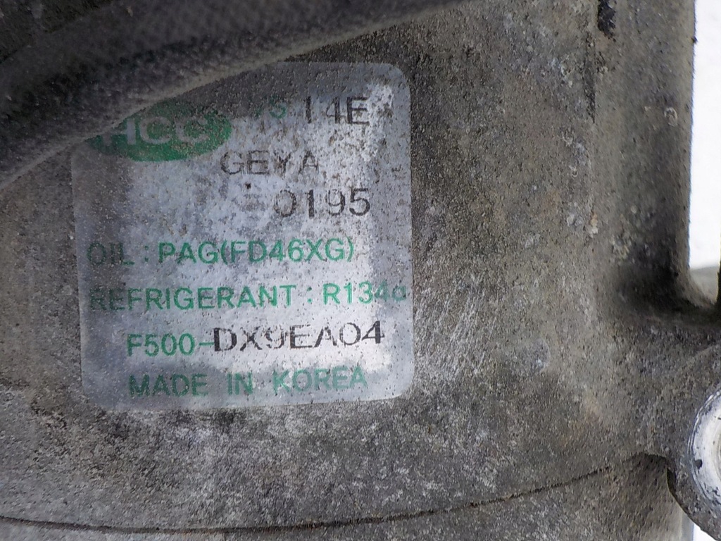 фото №8, Sportage iii hyundai ix35 1.6 gdi g4fd компрессор кондиционера f500-dx9ea04