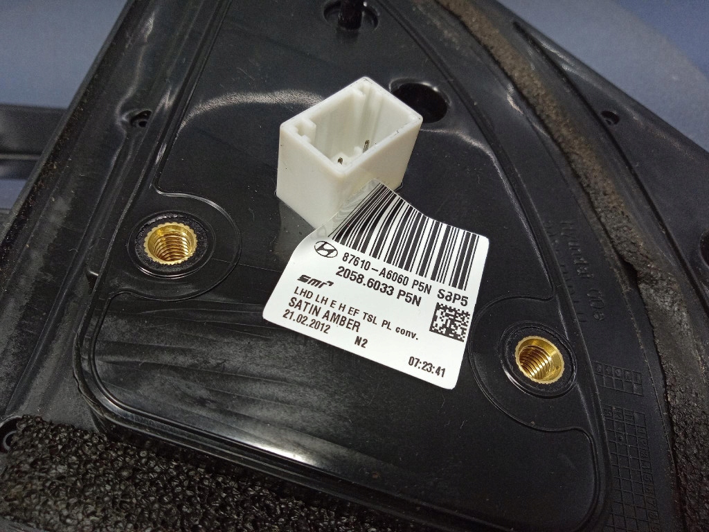 фото №9, Hyundai i30 ii gd 12- дзеркало ліва eu p5n satin бурштиновий