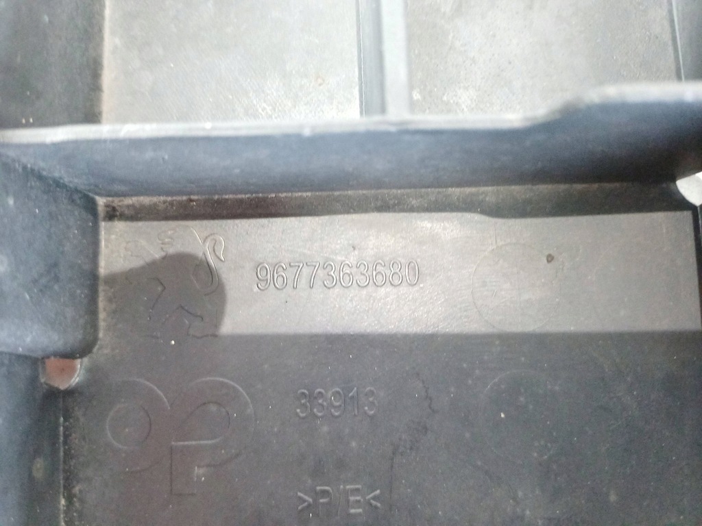 фото №11, Пол pod бампер перед плита передняя peugeot 308 t9 ii 9677363680