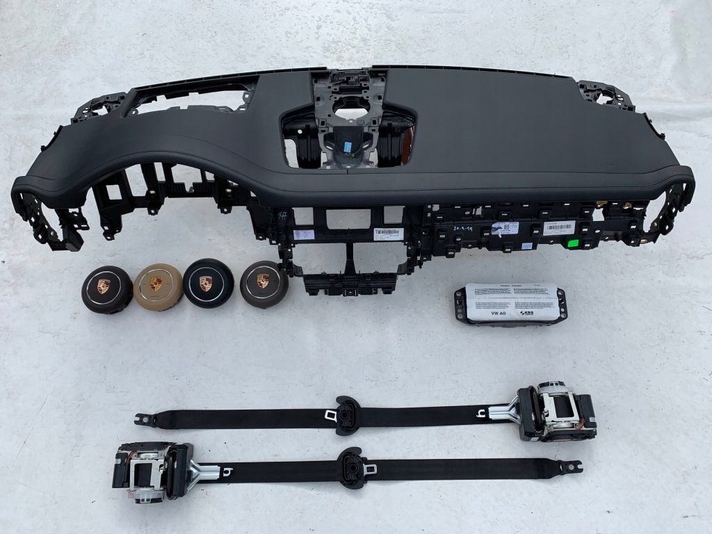 фото №1, Porsche cayene 9y приборная панель приборная панель консоль подушки безопасности