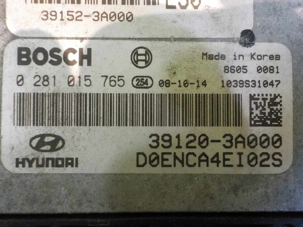 фото №4, Ix55 08-12 3.0 crdi блок управления двигателя 0281015765