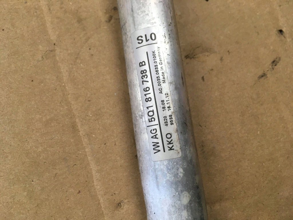 фото №6, Шланг кондиціонера seat leon iii 5f 2014 1.6 tdi 5q1816738b