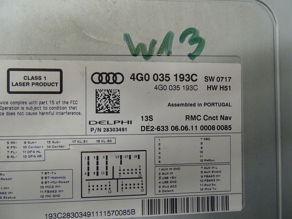 фото №9, Модуль блок управления считыватель карта sd navi навигации audi a6 c7 4g0035193c