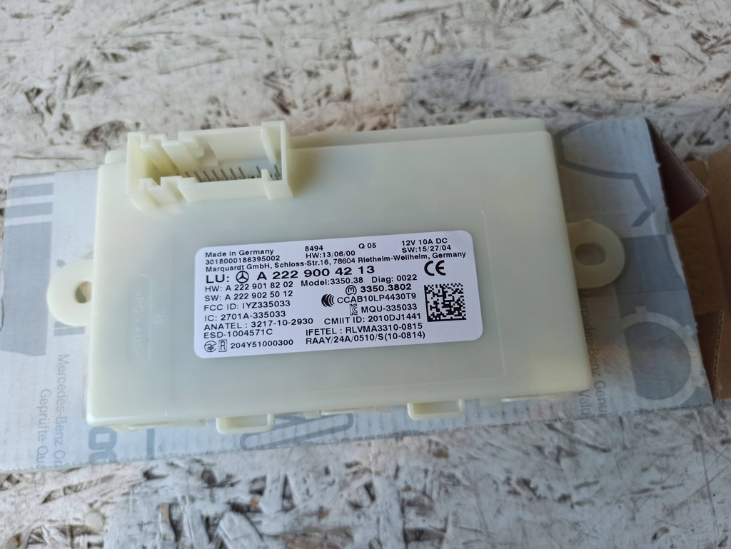 фото №1, Mercedes 222 a2229004213 модуль блок управления keyless