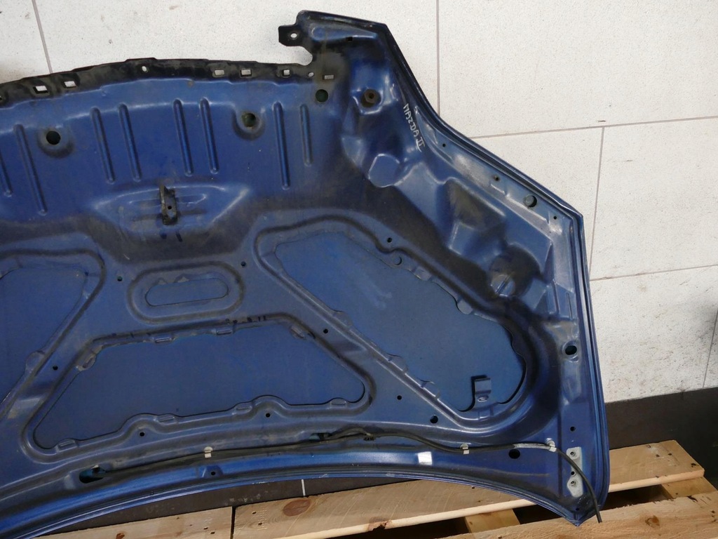 фото №13, Mazda 2 dy lift капот крышка двигателя 36n niebieskia
