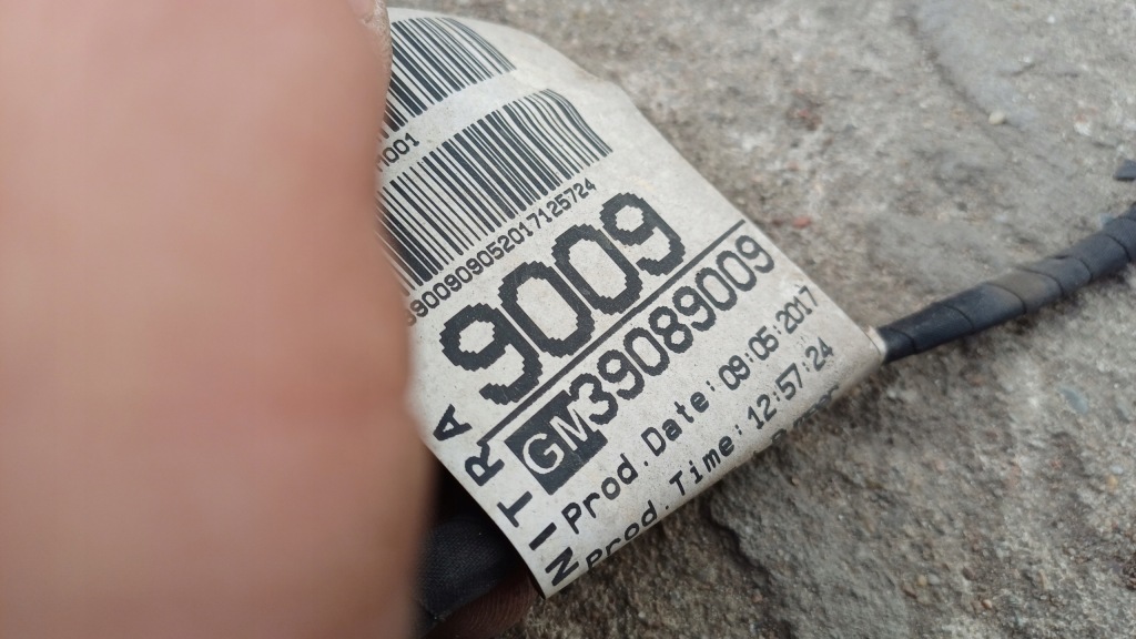 фото №3, Opel crossland жгут шланг pdc перед 39089009