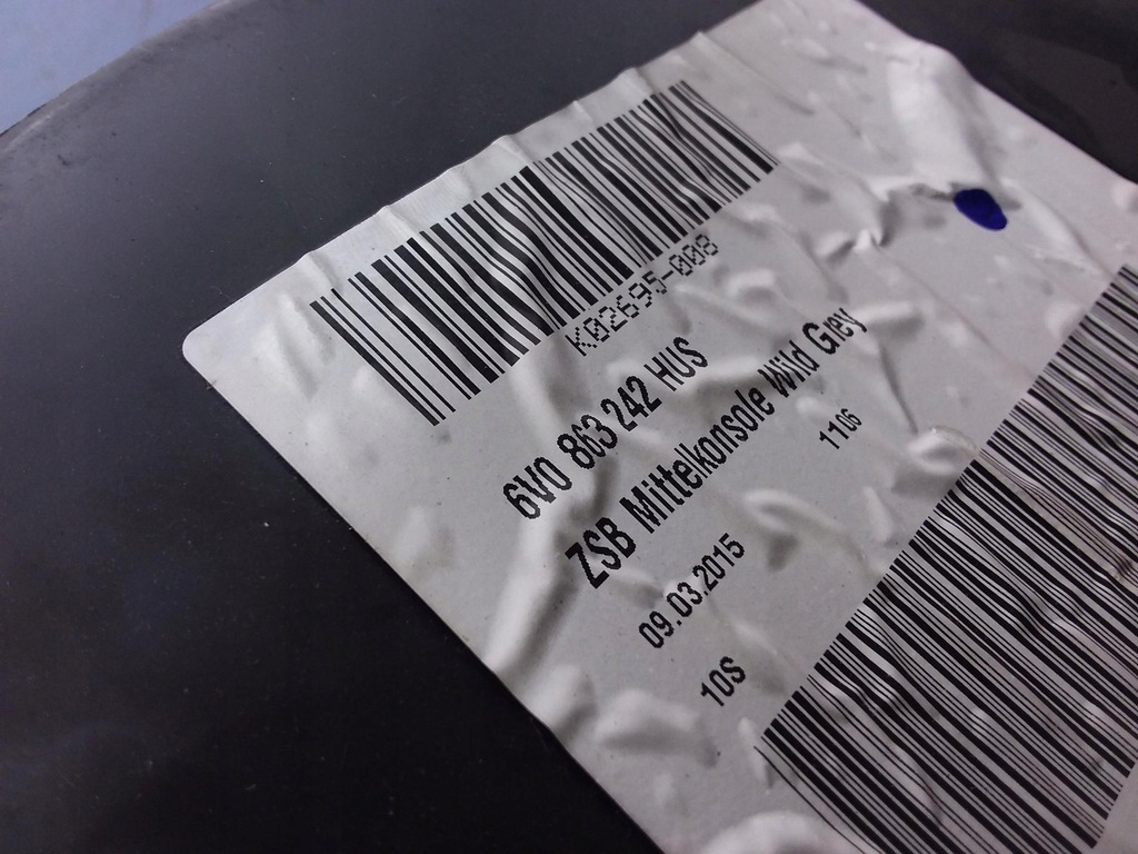 фото №5, Skoda fabia iii тунель середній 6v0863242