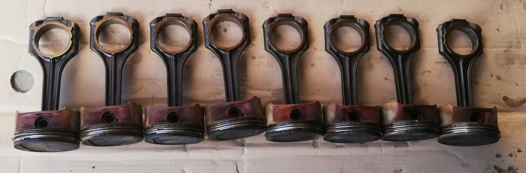 фото №5, Поршень з шатун - mercedes 5.0 |r1130106505