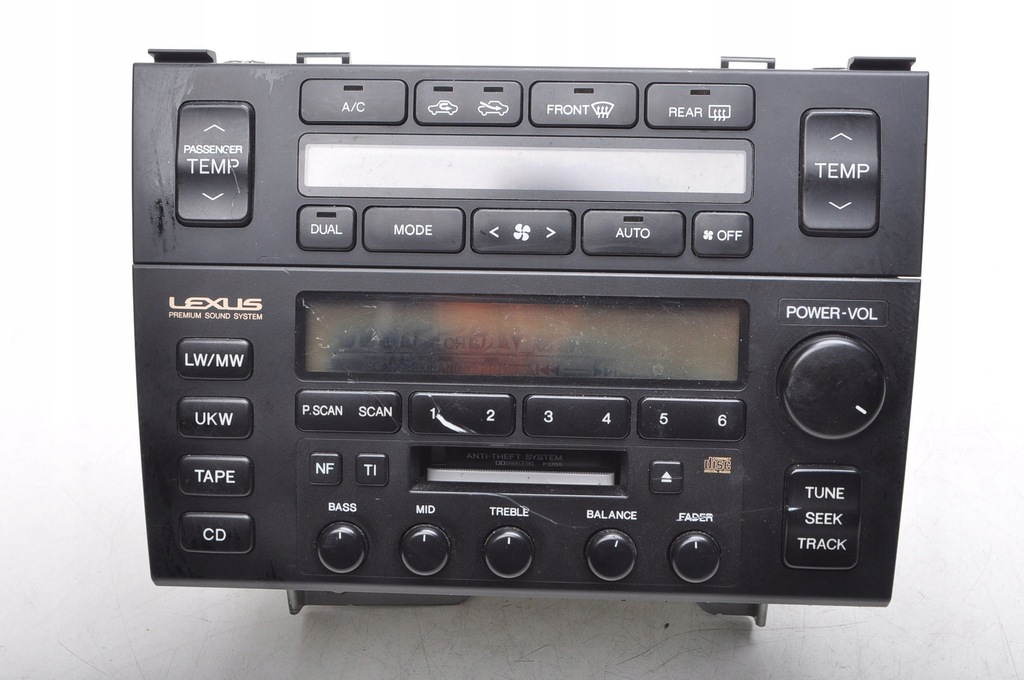 фото №1, Lexus ls ii радіо 55900-50211 86120-50381