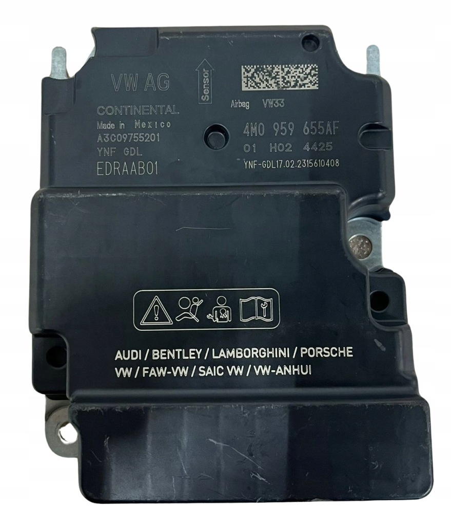 фото №4, Модуль блок управления подушка безопасности audi 4m0959655af