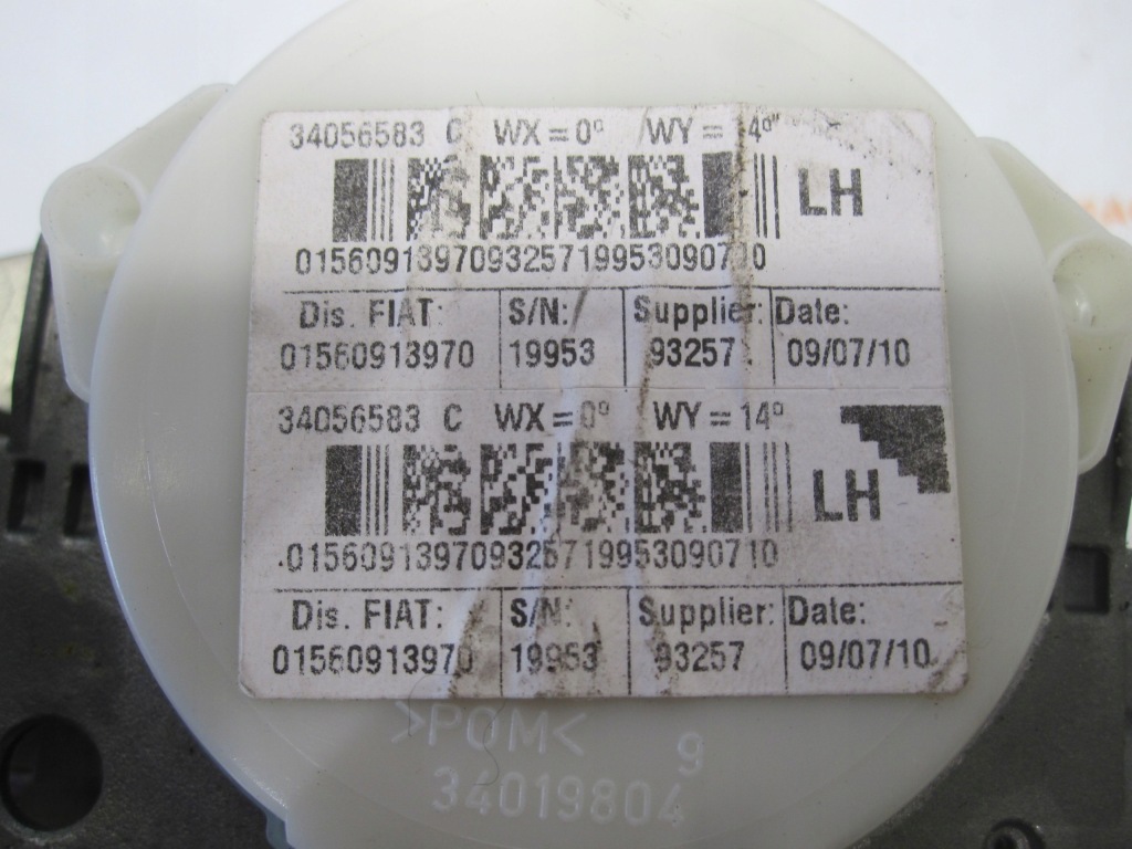 Giulietta 10r ремень безопасности левый 01560913970 34056583c 340093391c с Разборки