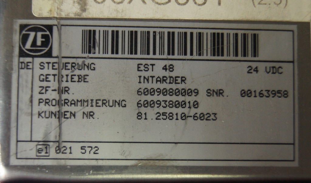 фото №3, Блок управления модуль intardera man 0260001033