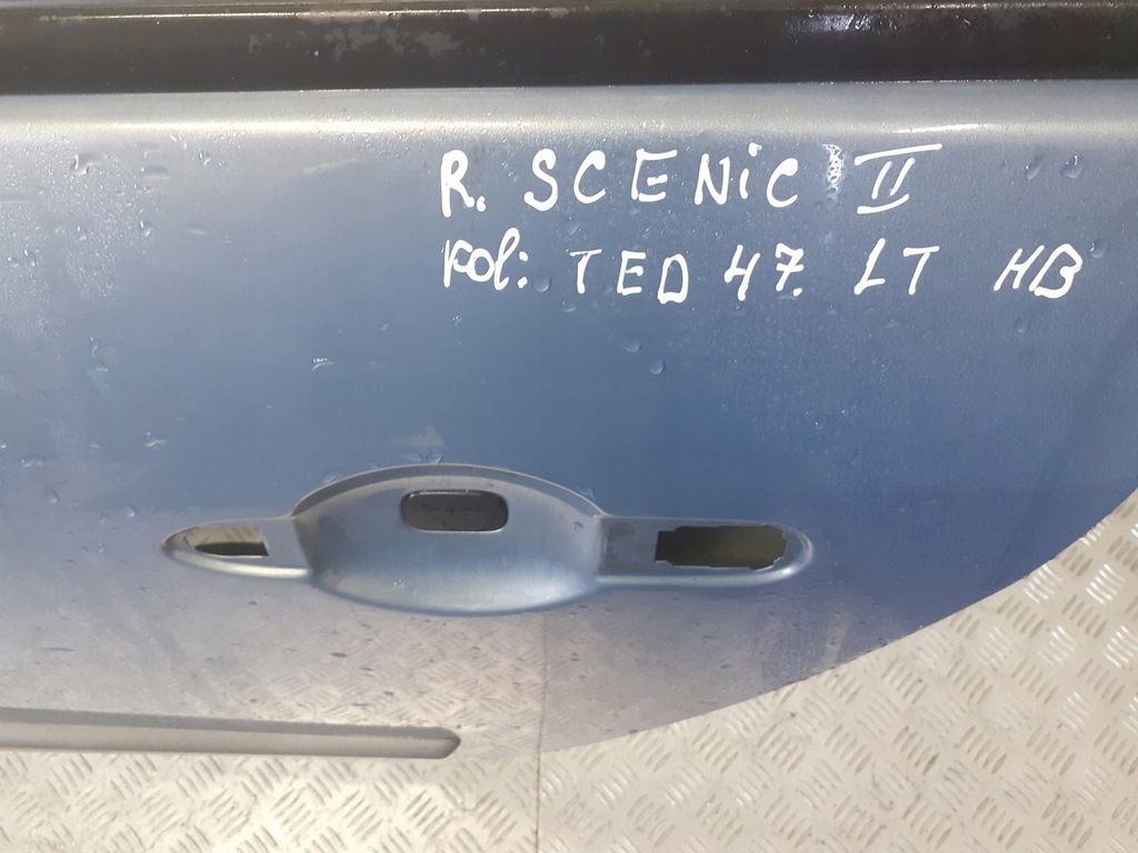 фото №3, Дверь левый задняя renault scenic ii ted47