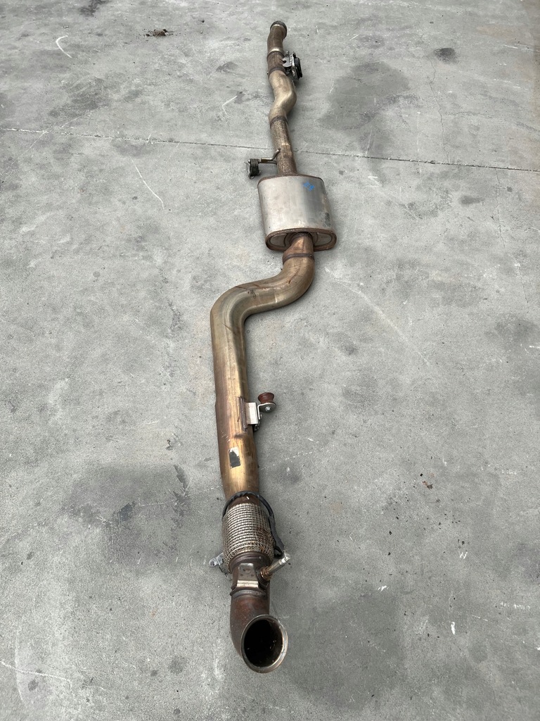 фото №1, Mercedes s class w222 гаситель выхлоп средний