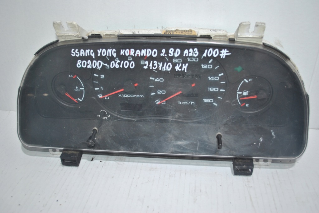 фото №1, Лічильник приладова панель ssangyong korando 2.9 80200-06100