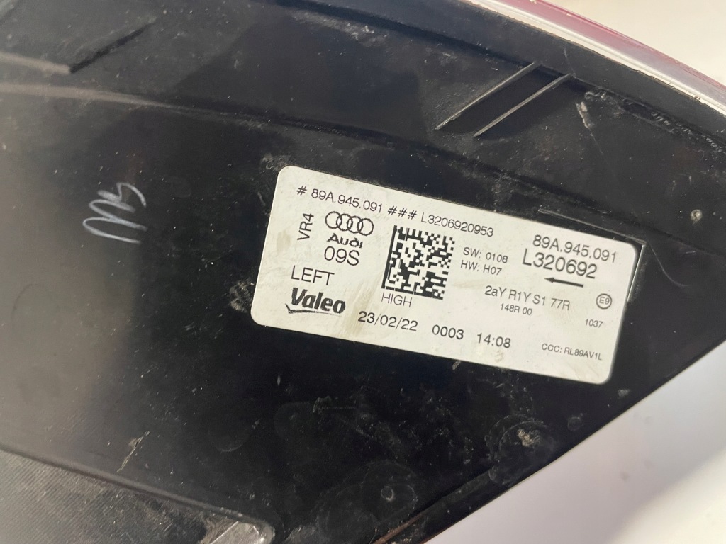 фото №10, Audi q4 e-tron sportback лампа задня ліва lub права 89a945091 89a945092