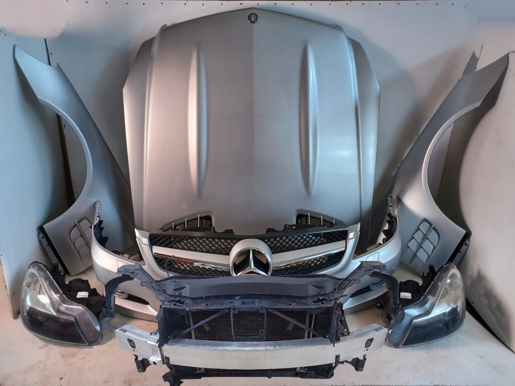 фото №1, Mercedes sl r230 230 бампер капот радиатор лампы kompletny перед 775