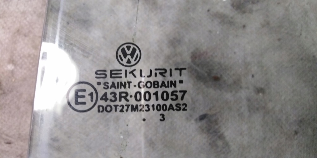 фото №4, Vw touran 1t стекло дверь правый задняя 03r as2