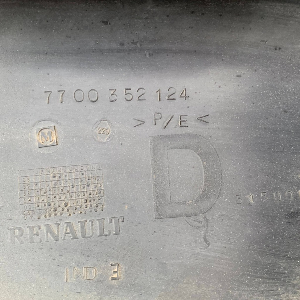 фото №3, Уголок бампера правый задняя 7700352124 renault master ii