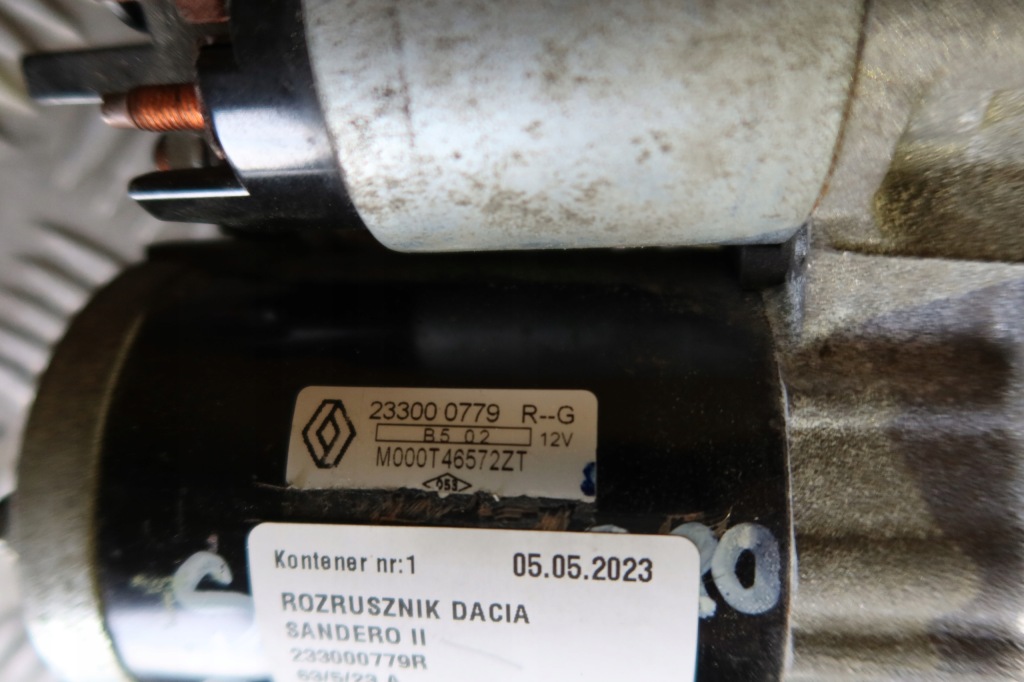 Стартер dacia оригинальный номер 23 30 007 79r Оригинал