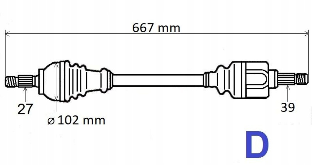 Купить Приводной вал nap.r trafic 2.5dci 03 pf6-lewa t6040