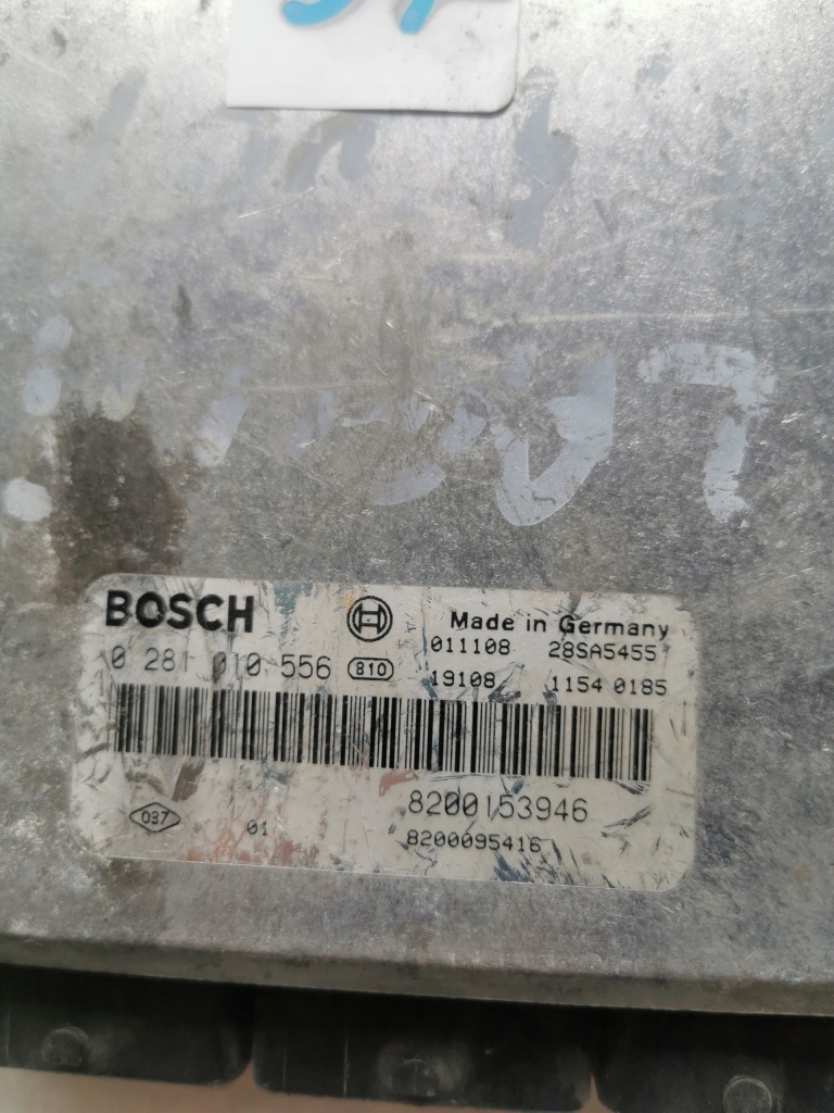 фото №2, Бортовой компьютер двигателя блок управления renault 1.9 dci